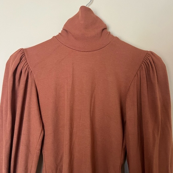 Rachel Pally Luxe Rib Eloise Bodysuit in Brass XS NWOT - Picture 7 of 12